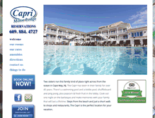 Tablet Screenshot of caprimotorlodge.com